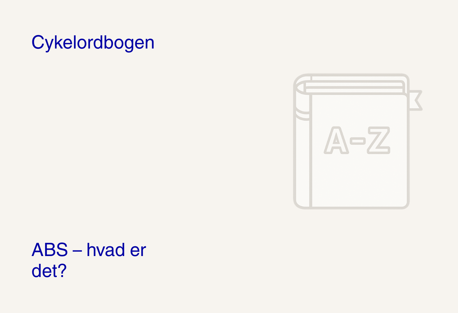 ABS – hvad er det?