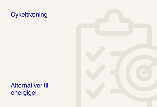 Alternativer til energigel