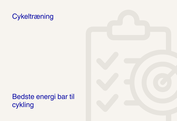 Bedste energibar til cykling – Guide til valg og brug [2026]