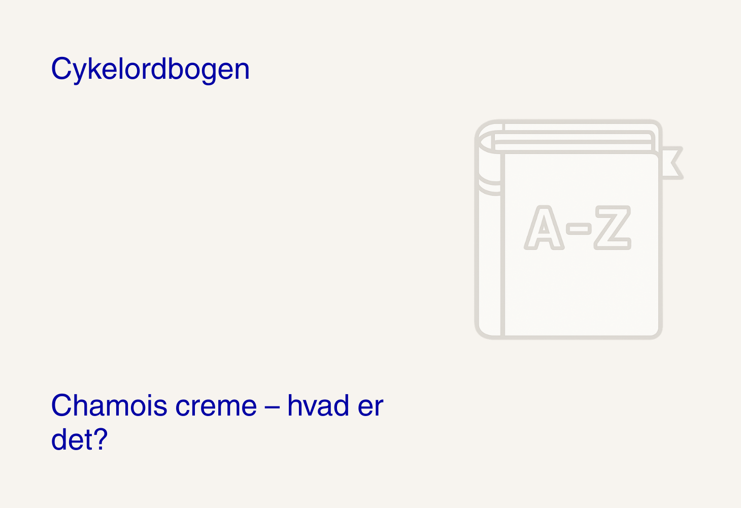 Chamois creme – hvad er det?