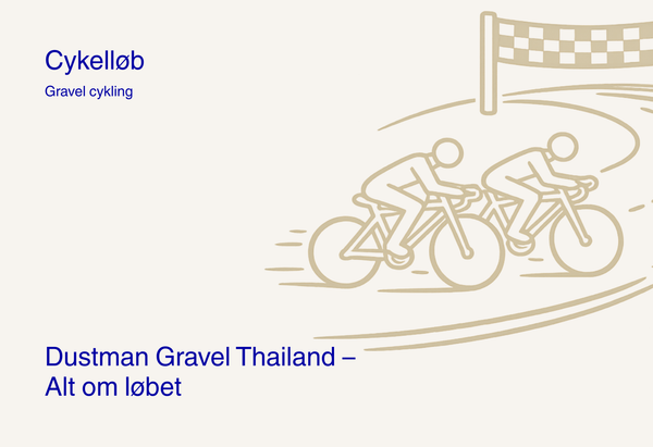 Dustman Gravel Thailand – Dato, rute og distancer