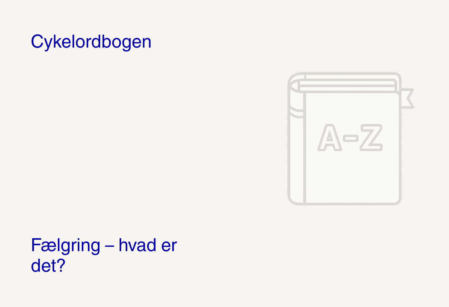 Fælgring – hvad er det?