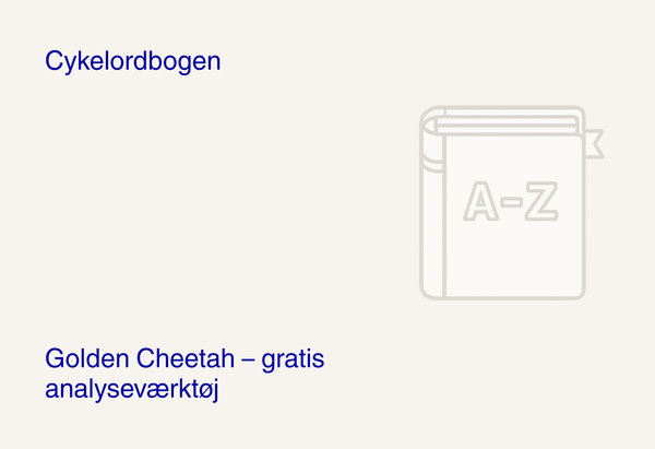 Golden Cheetah – gratis analyseværktøj