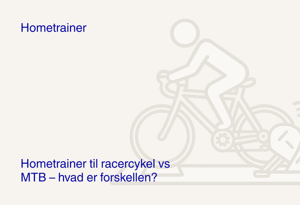 Hometrainer til racercykel vs MTB – hvad er forskellen?