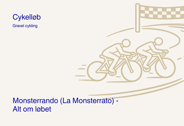 Monsterrando (La Monsterrato) – Dato, rute og distancer