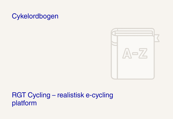RGT Cycling – realistisk e-cycling platform