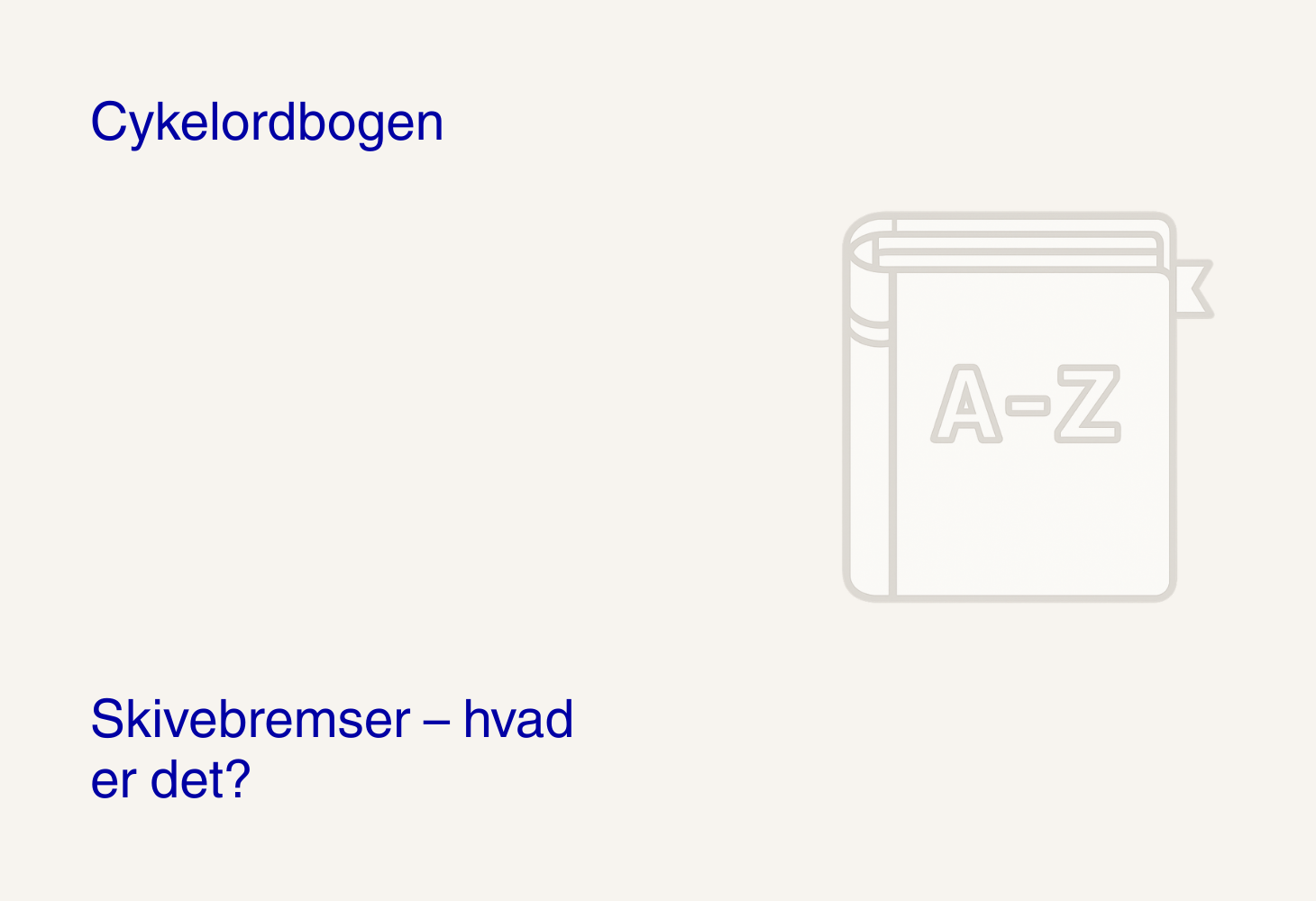Skivebremser – hvad er det?