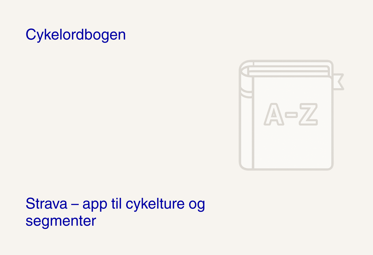 Strava – app til cykelture og segmenter