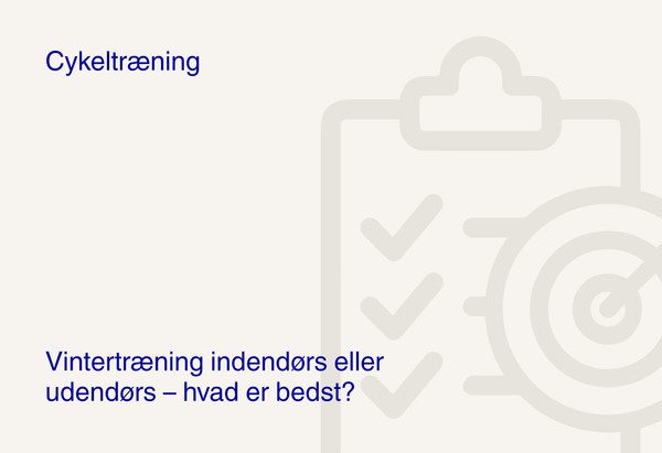 Vintertræning indendørs eller udendørs – hvad er bedst?