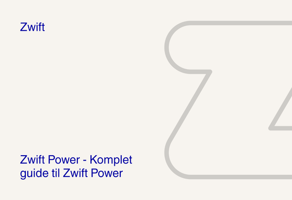 Zwift Power - Komplet guide til Zwift Power