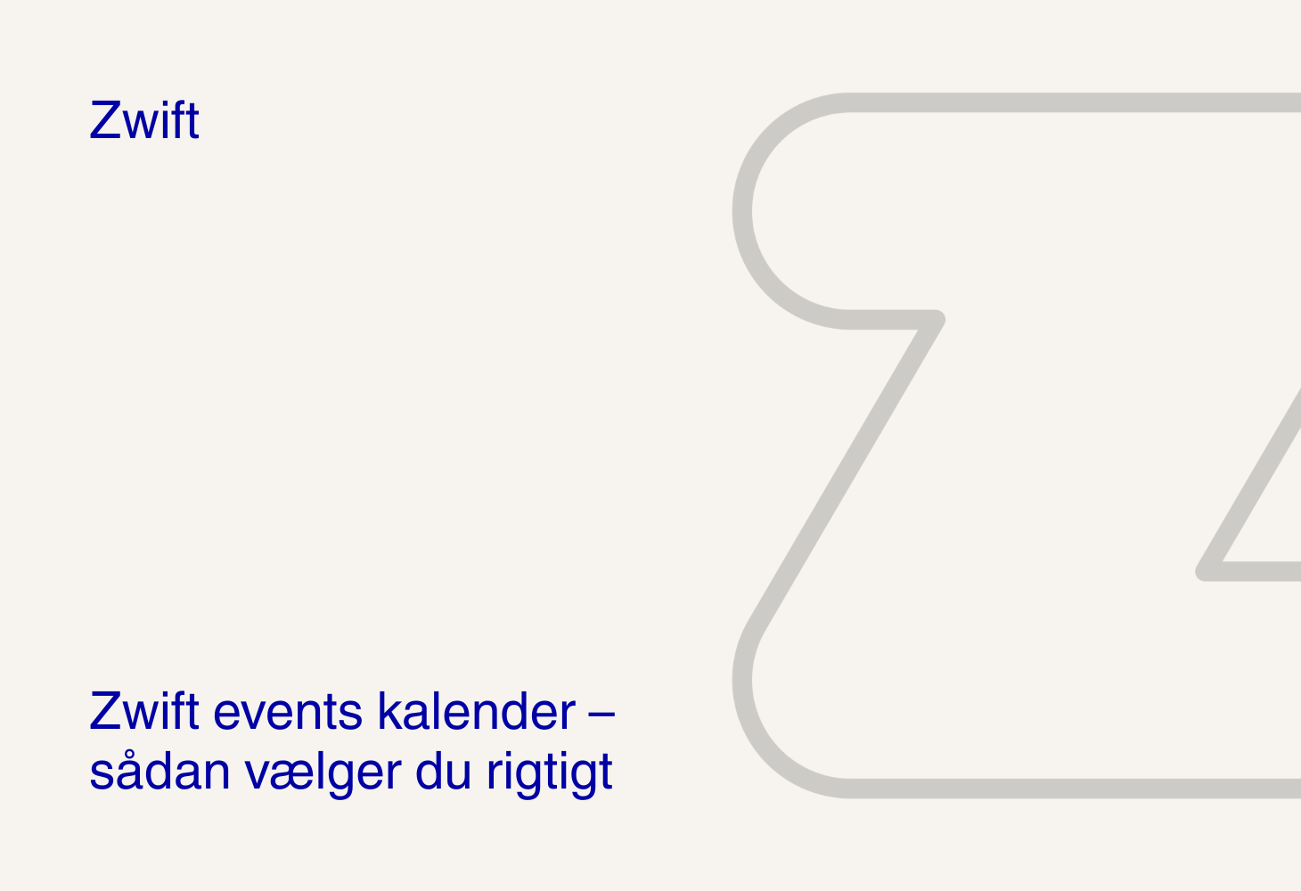Zwift events kalender – sådan vælger du rigtigt