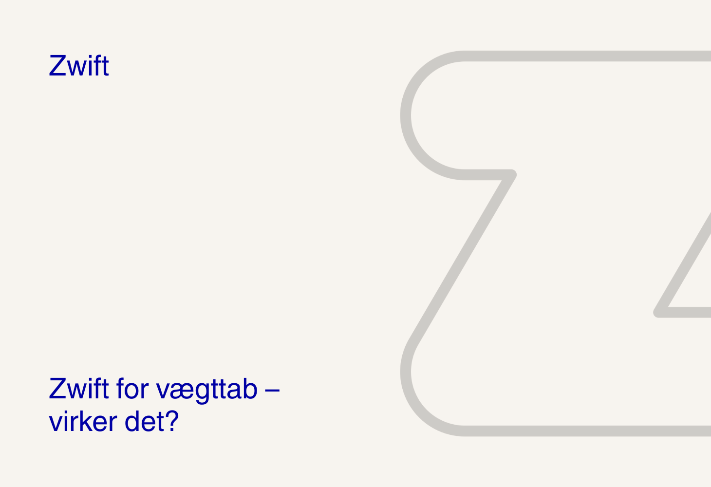 Zwift for vægttab – virker det?