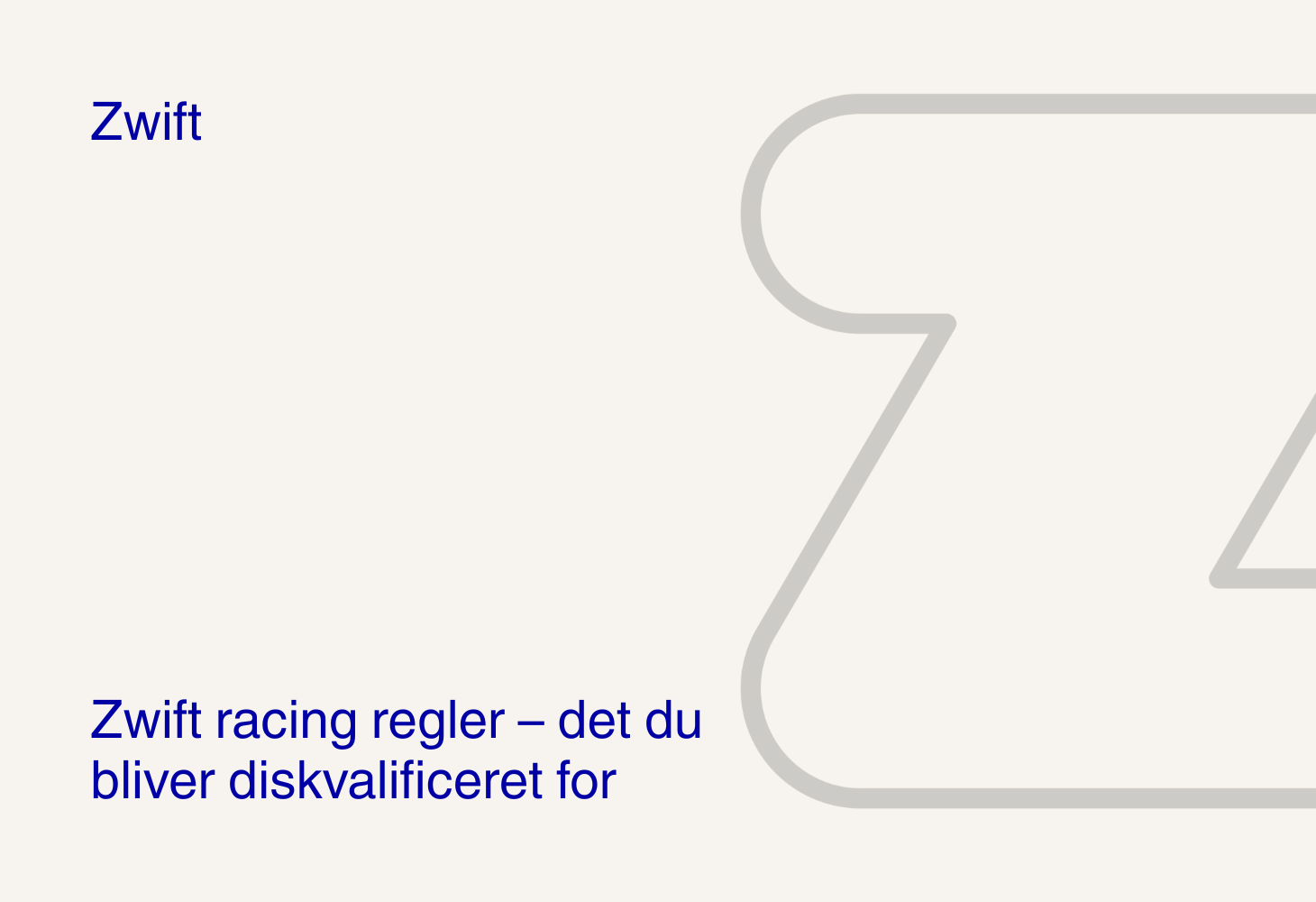 Zwift racing regler – det du bliver diskvalificeret for