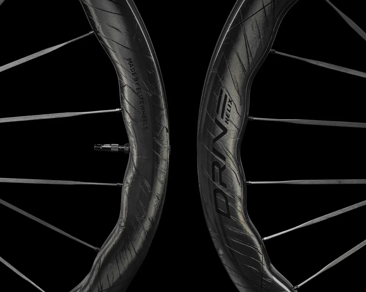 Drive Helix 46D CS Hjulsæt - Elite Wheels - Sort