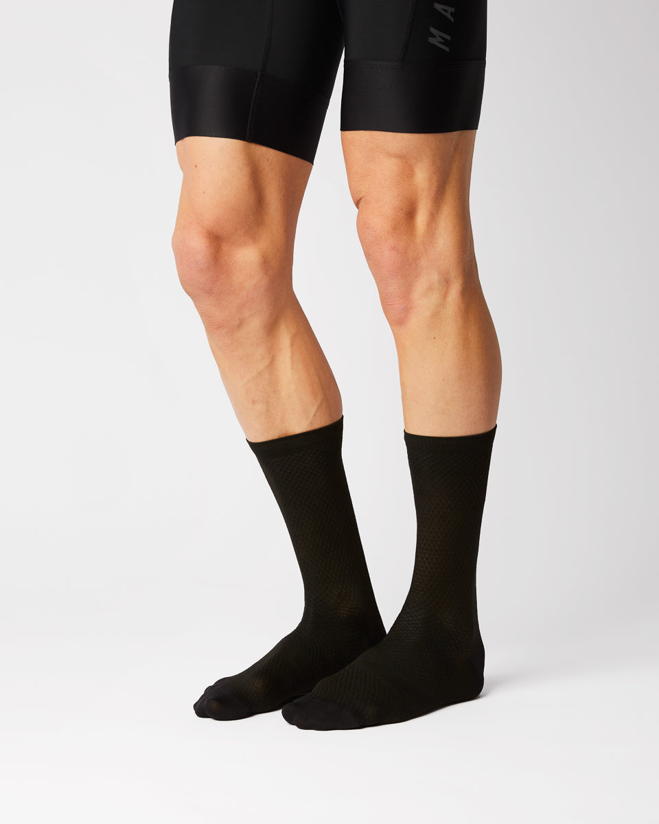 Aero Soft Cykelstrømper - Fingerscrossed - Sort