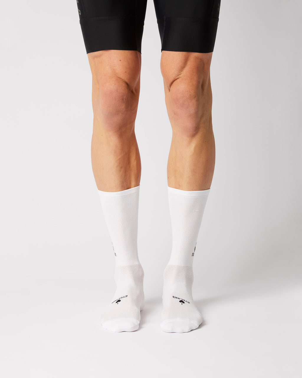 Classic Iconic I Love Cycling Cykelstrømper - Fingerscrossed - Hvid