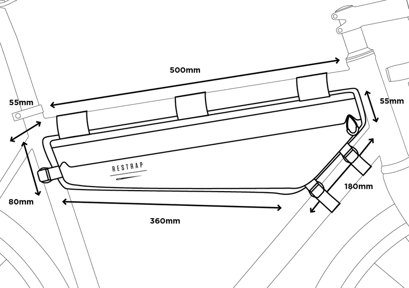 Race Steltaske Large - Restrap - 4.2L Sort