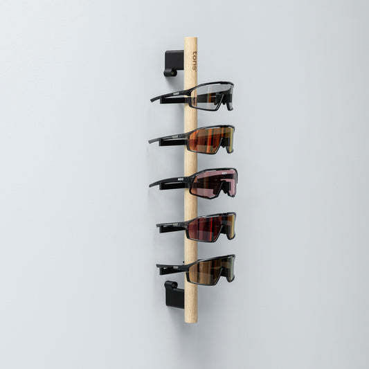 Rack E - 5 x Solbriller - Tons - Træ
