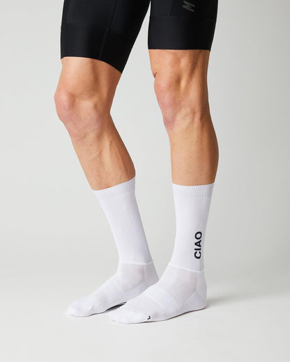 Aero Ciao Cykelstrømper - Fingerscrossed - Hvid | Fingerscrossed | gioventu.cc
