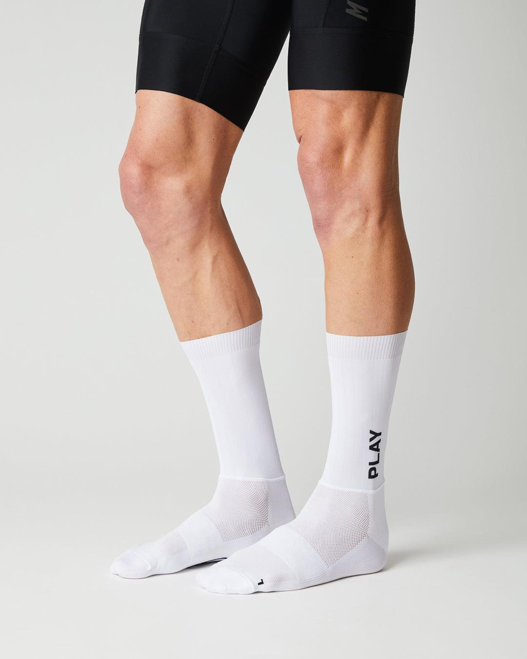 Aero Play Cykelstrømper - Fingerscrossed - Hvid | Fingerscrossed | gioventu.cc