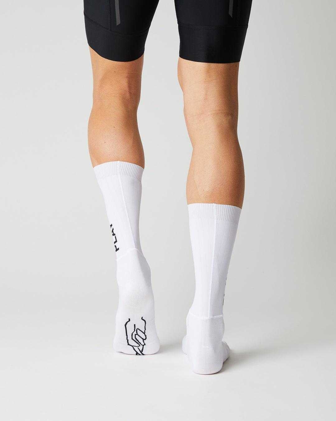 Aero Play Cykelstrømper - Fingerscrossed - Hvid | Fingerscrossed | gioventu.cc