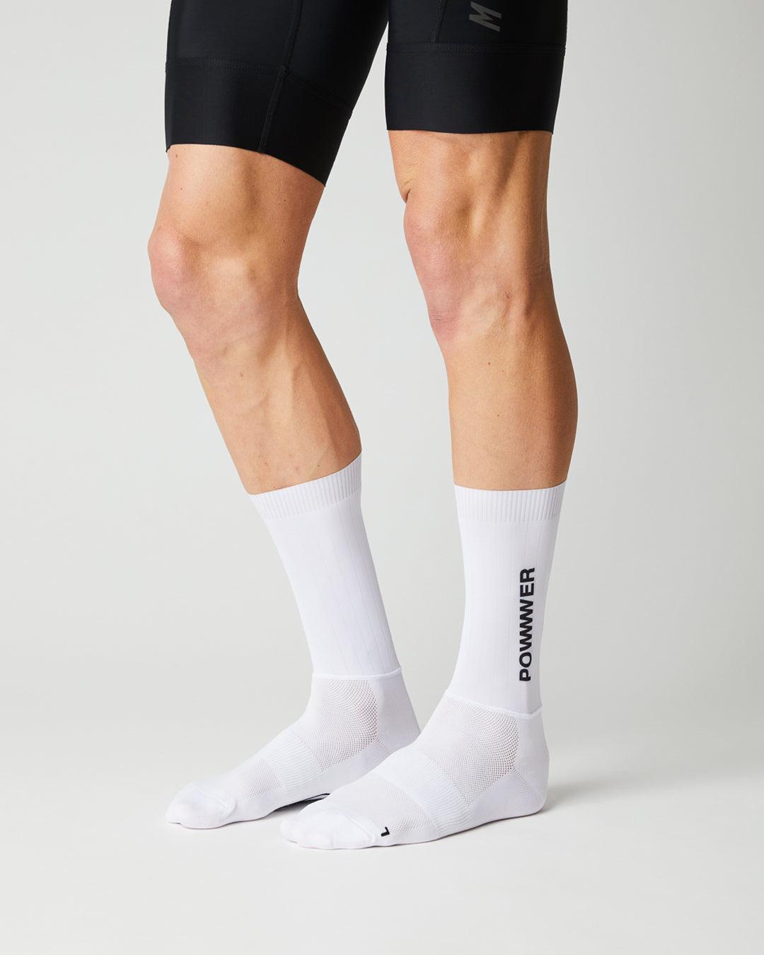 Aero Power Cykelstrømper - Fingerscrossed - Hvid | Fingerscrossed | gioventu.cc