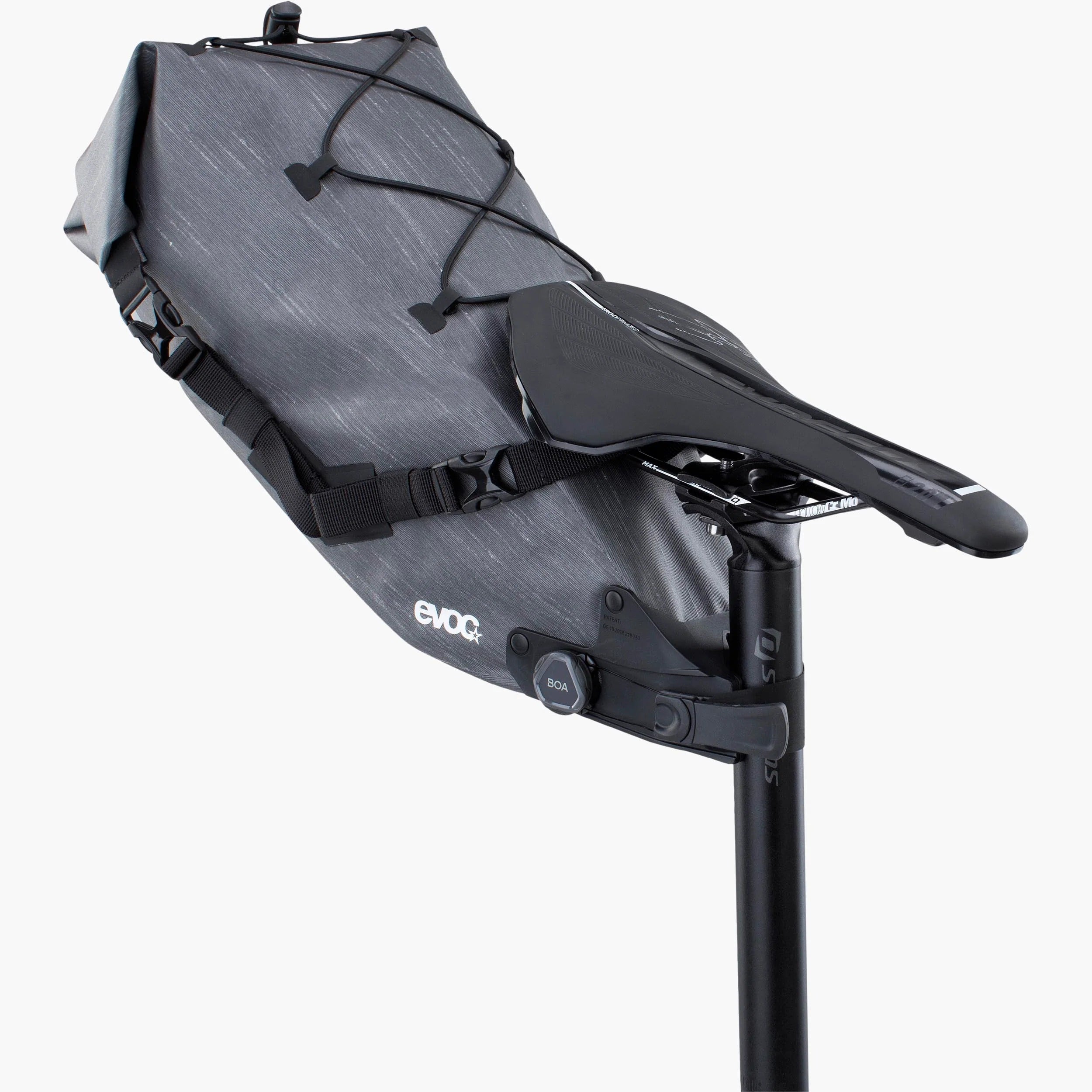 Sadeltaske BOA WP - EVOC - 8L - Carbon Grå