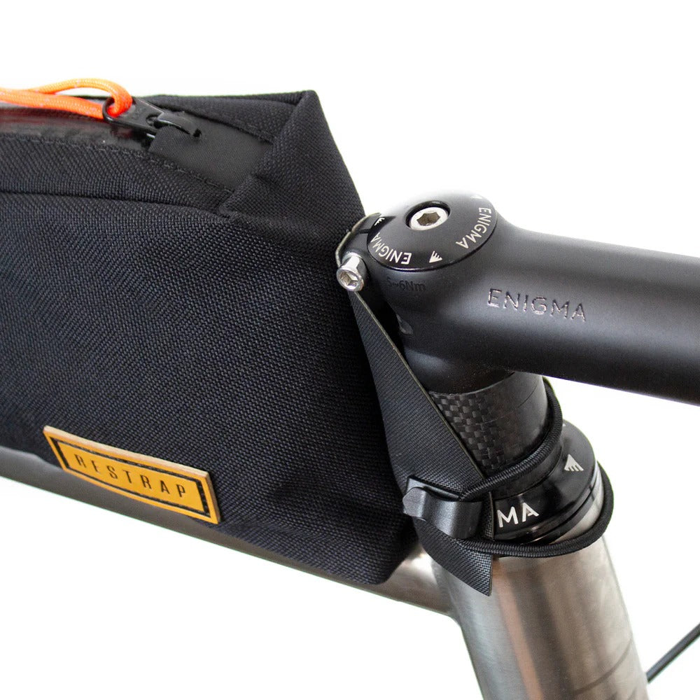 Bolt On Top Tube Taske - Restrap - 0.8L - Sort
