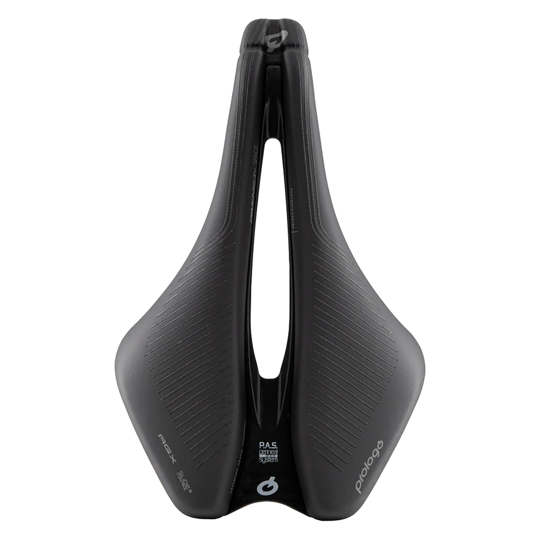 Dimension AGX Gravel Cykelsadel Space Tirox Slide Control- Prologo - Sort