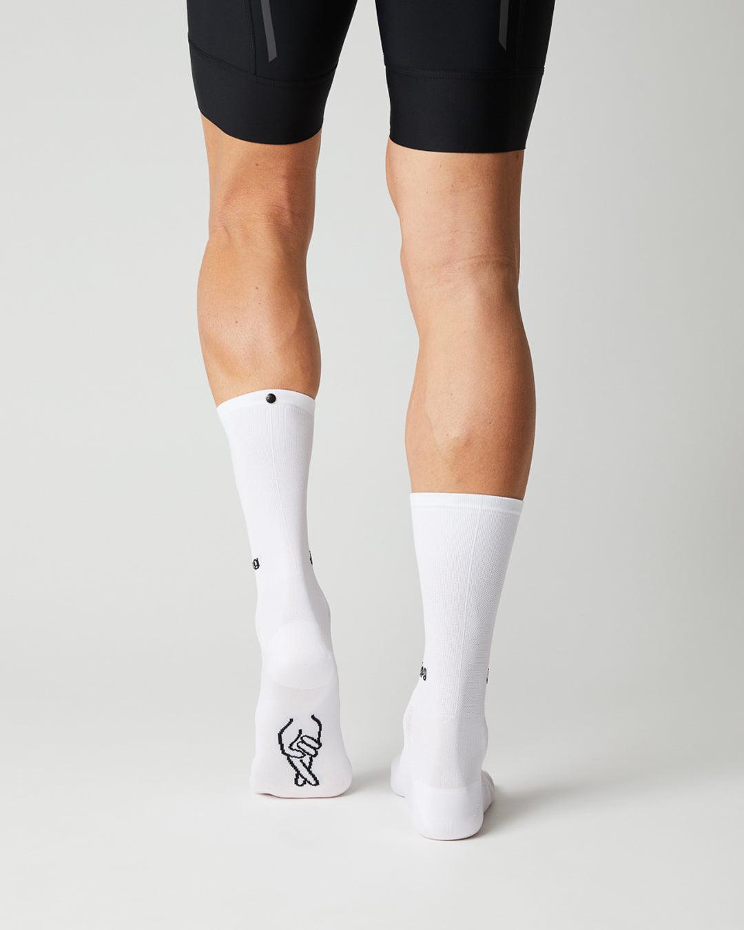 JPG Cykelstrømper - Fingerscrossed - Hvid | Fingerscrossed | gioventu.cc