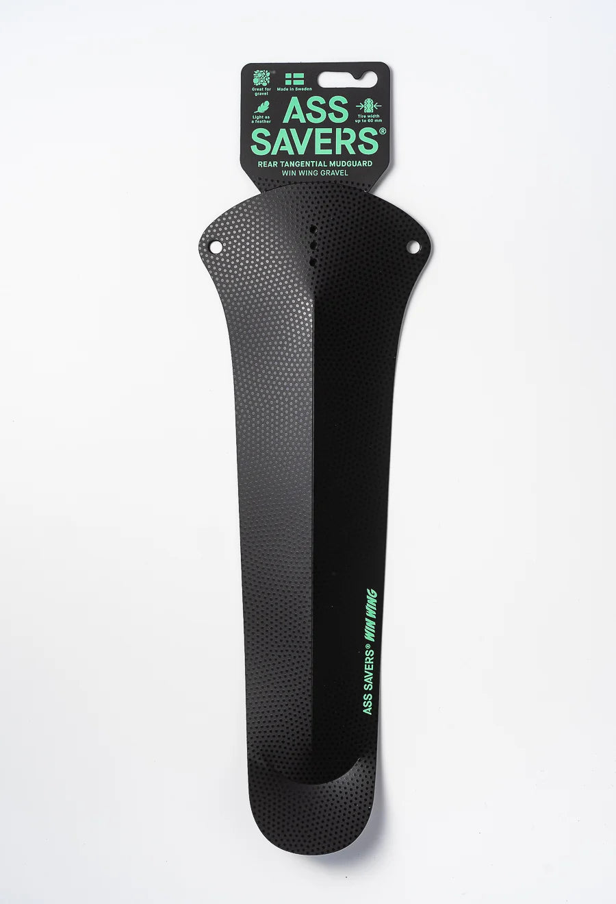 Win Wing Gravel Cykelskærm - Ass Savers - Sort Prikker