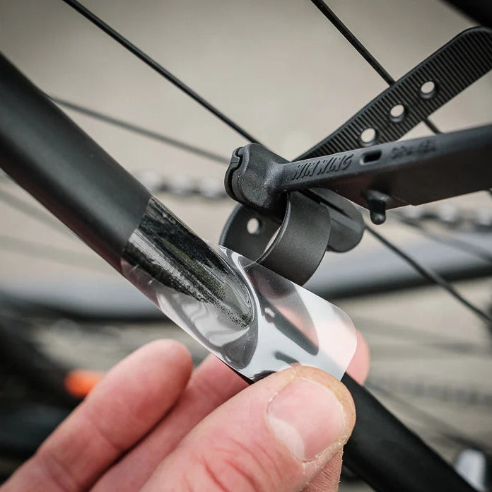 Win Wing Gravel Cykelskærm - Ass Savers - Sort Prikker