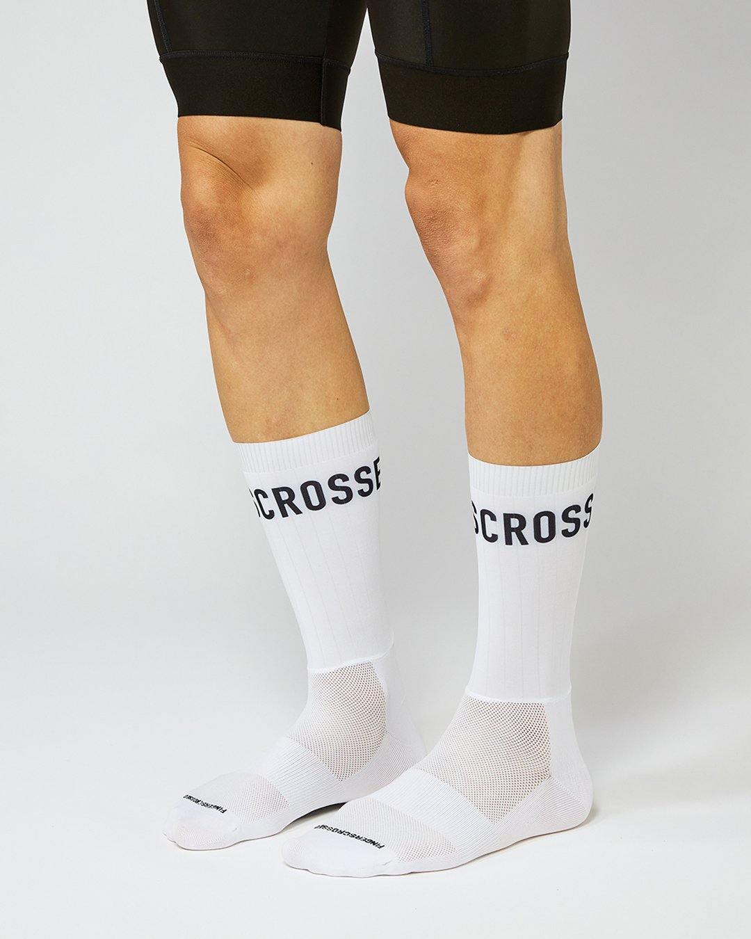 Aero Cykelstrømper - Fingerscrossed - Hvid | Fingerscrossed | gioventu.cc