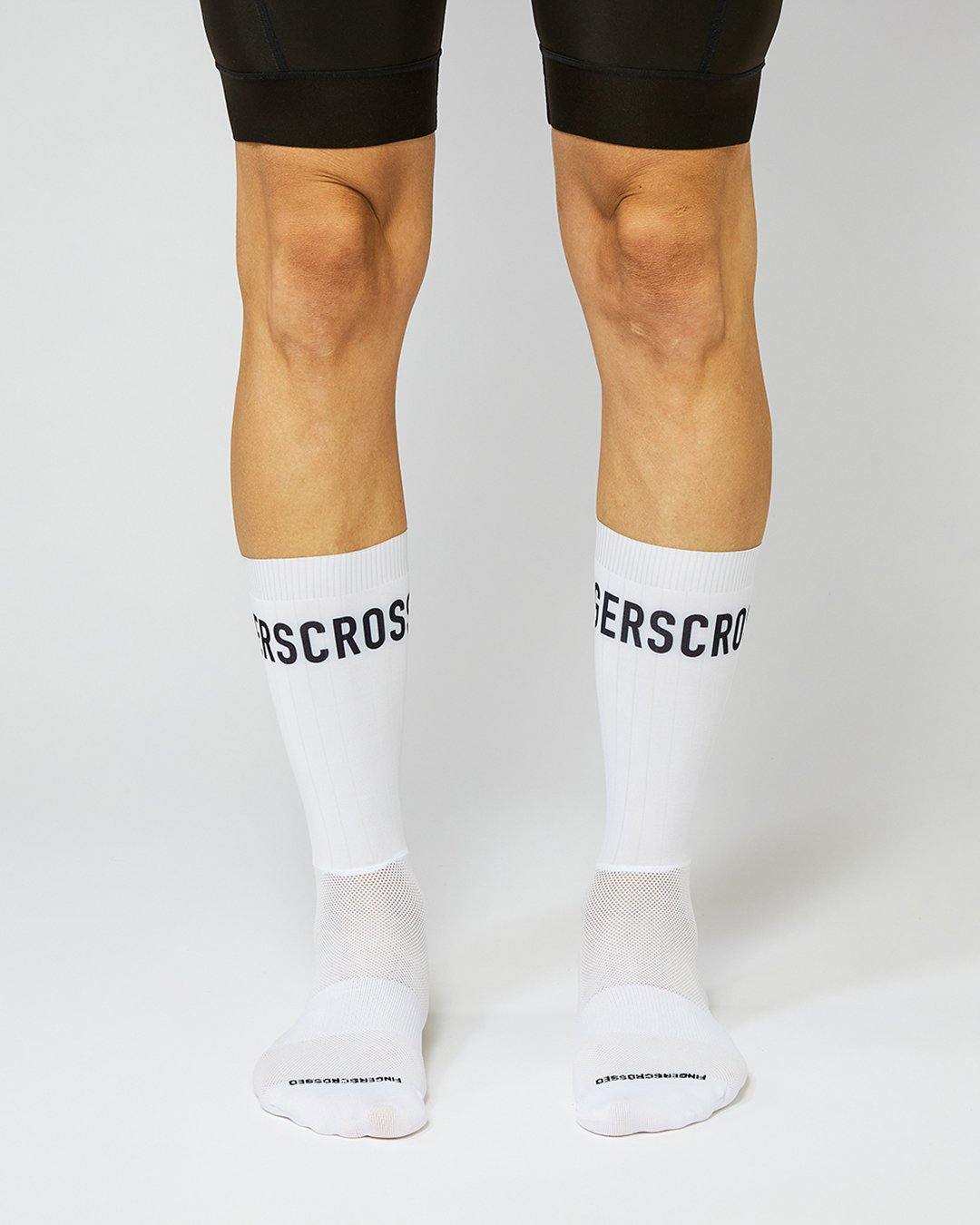 Aero Cykelstrømper - Fingerscrossed - Hvid | Fingerscrossed | gioventu.cc