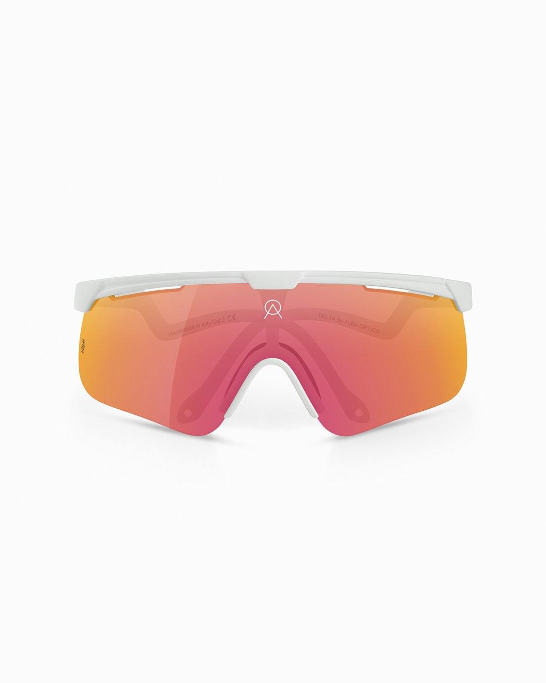 Delta VZUM Cykelbriller - Alba Optics - Hvid / Lava | Alba Optics | gioventu.cc