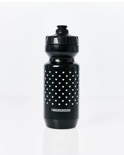 Drikkedunk Hearts Print 650ml - Fingerscrossed - Sort / Hvid | Fingerscrossed | gioventu.cc