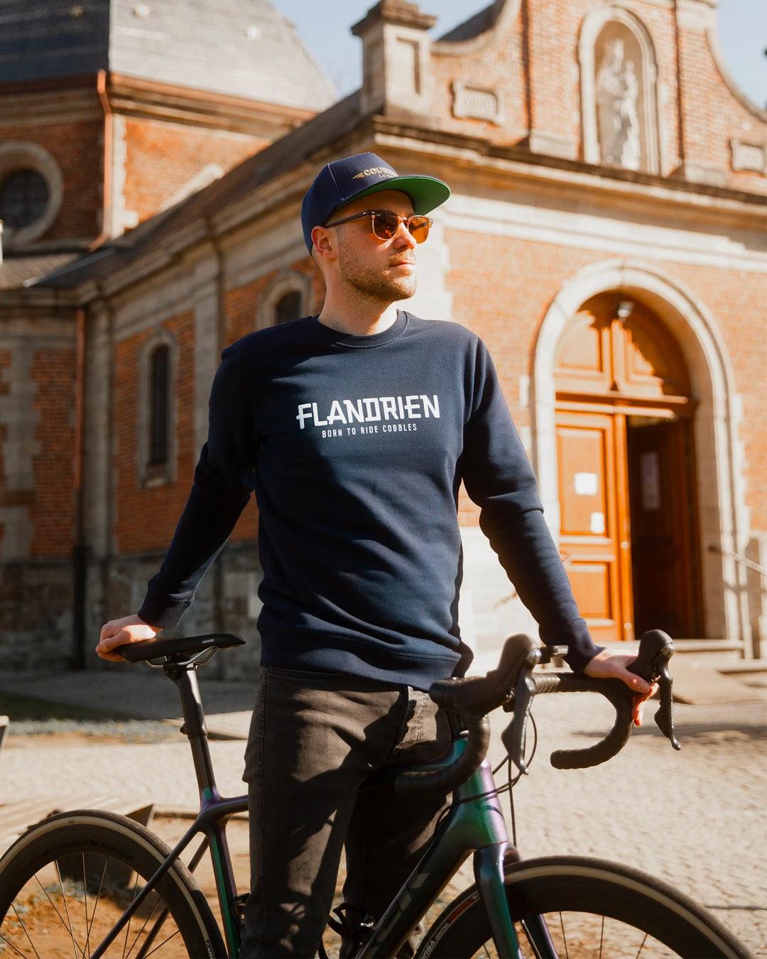 Flandrien Sweatshirt - Cois Cycling - Navy | Cois Cycling | gioventu.cc
