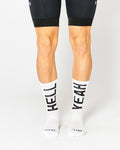 Hell Yeah 2.0 Cykelstrømper - Fingerscrossed - Hvid | Fingerscrossed | gioventu.cc