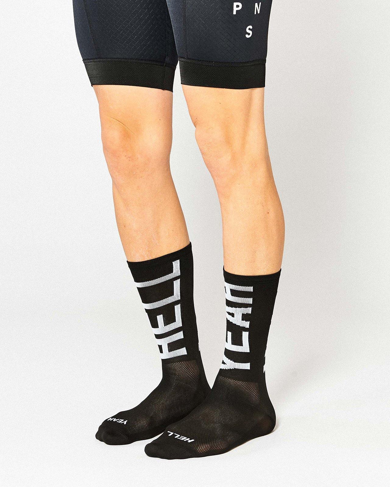 Hell Yeah 2.0 Cykelstrømper - Fingerscrossed - Sort | Fingerscrossed | gioventu.cc