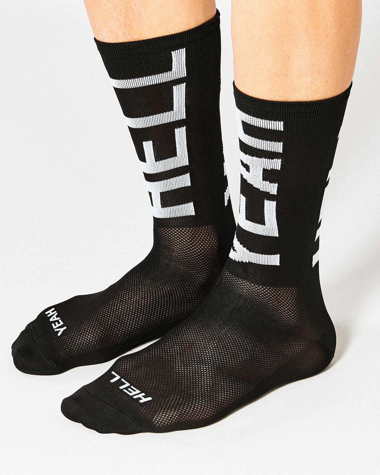 Hell Yeah 2.0 Cykelstrømper - Fingerscrossed - Sort | Fingerscrossed | gioventu.cc
