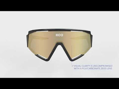 Spectro Cykelbriller - KOO - Sort & Rød