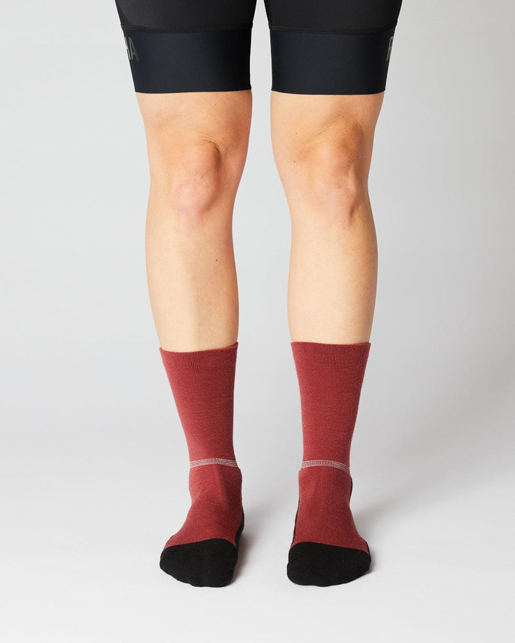 Merino Cykelstrømper - Fingerscrossed - Burgundy | Fingerscrossed | gioventu.cc