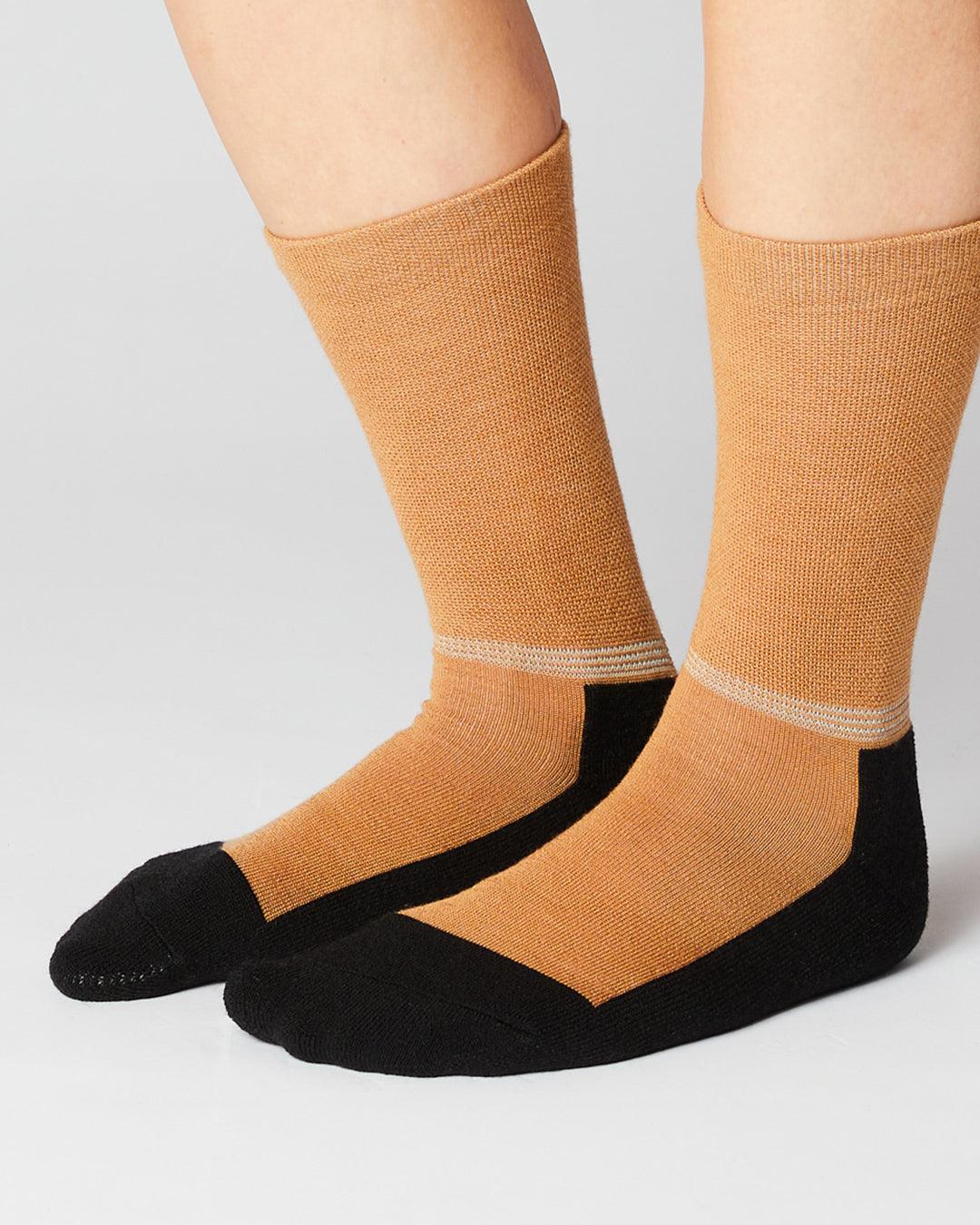 Merino Cykelstrømper - Fingerscrossed - Camel | Fingerscrossed | gioventu.cc