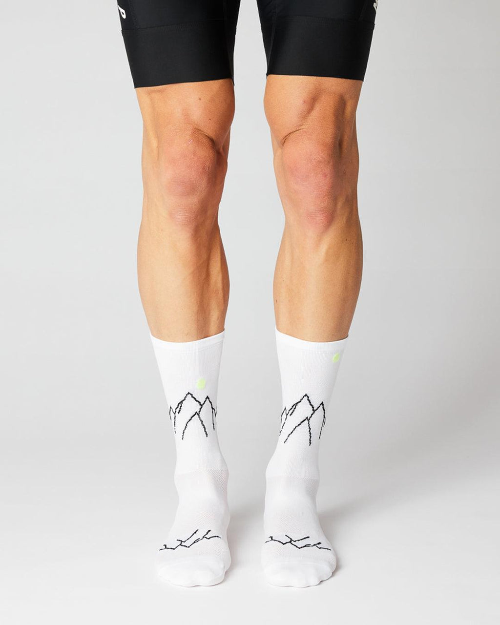 Mountain Cykelstrømper - Fingerscrossed - Hvid / Neon | Fingerscrossed | gioventu.cc