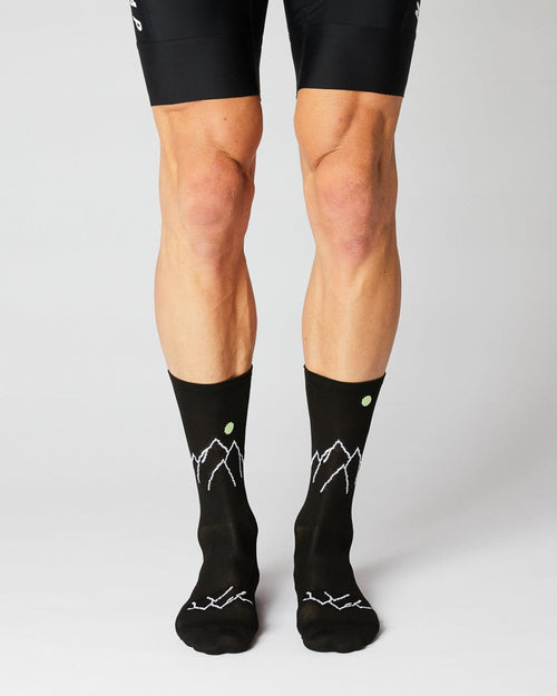 Mountain Cykelstrømper - Fingerscrossed - Sort / Neon | Fingerscrossed | gioventu.cc