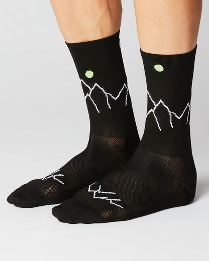 Mountain Cykelstrømper - Fingerscrossed - Sort / Neon | Fingerscrossed | gioventu.cc