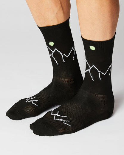 Mountain Cykelstrømper - Fingerscrossed - Sort / Neon | Fingerscrossed | gioventu.cc