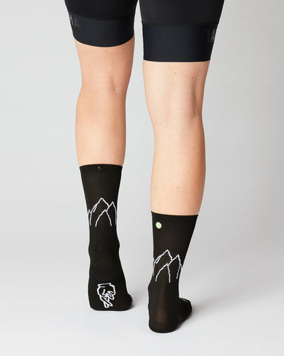 Mountain Cykelstrømper - Fingerscrossed - Sort / Neon | Fingerscrossed | gioventu.cc