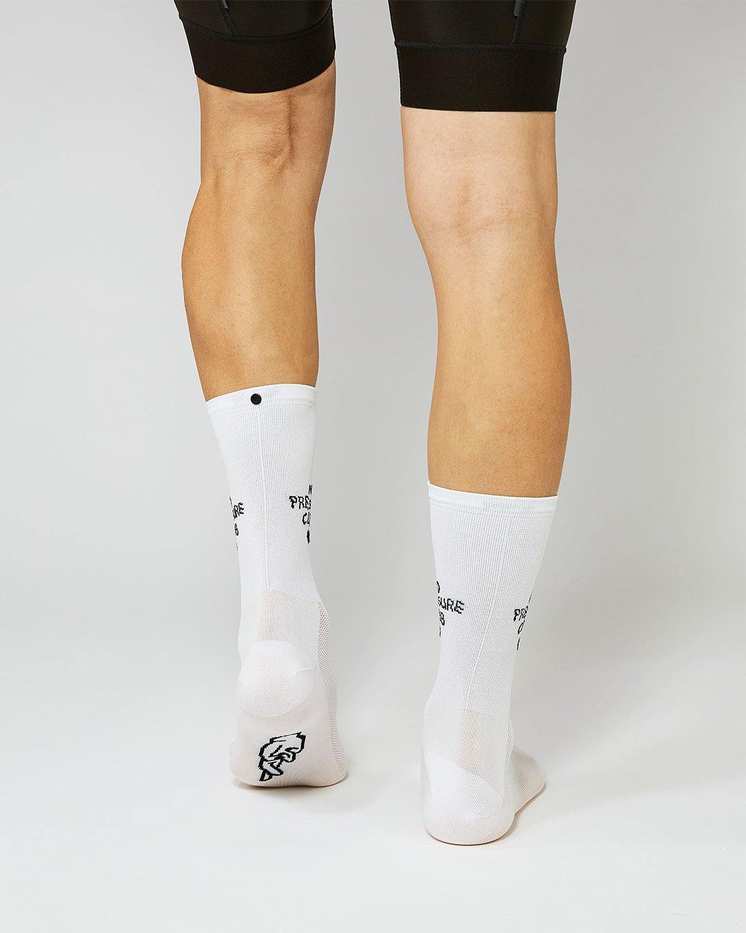 No Pressure Club Cykelstrømper - Fingerscrossed - Hvid | Fingerscrossed | gioventu.cc