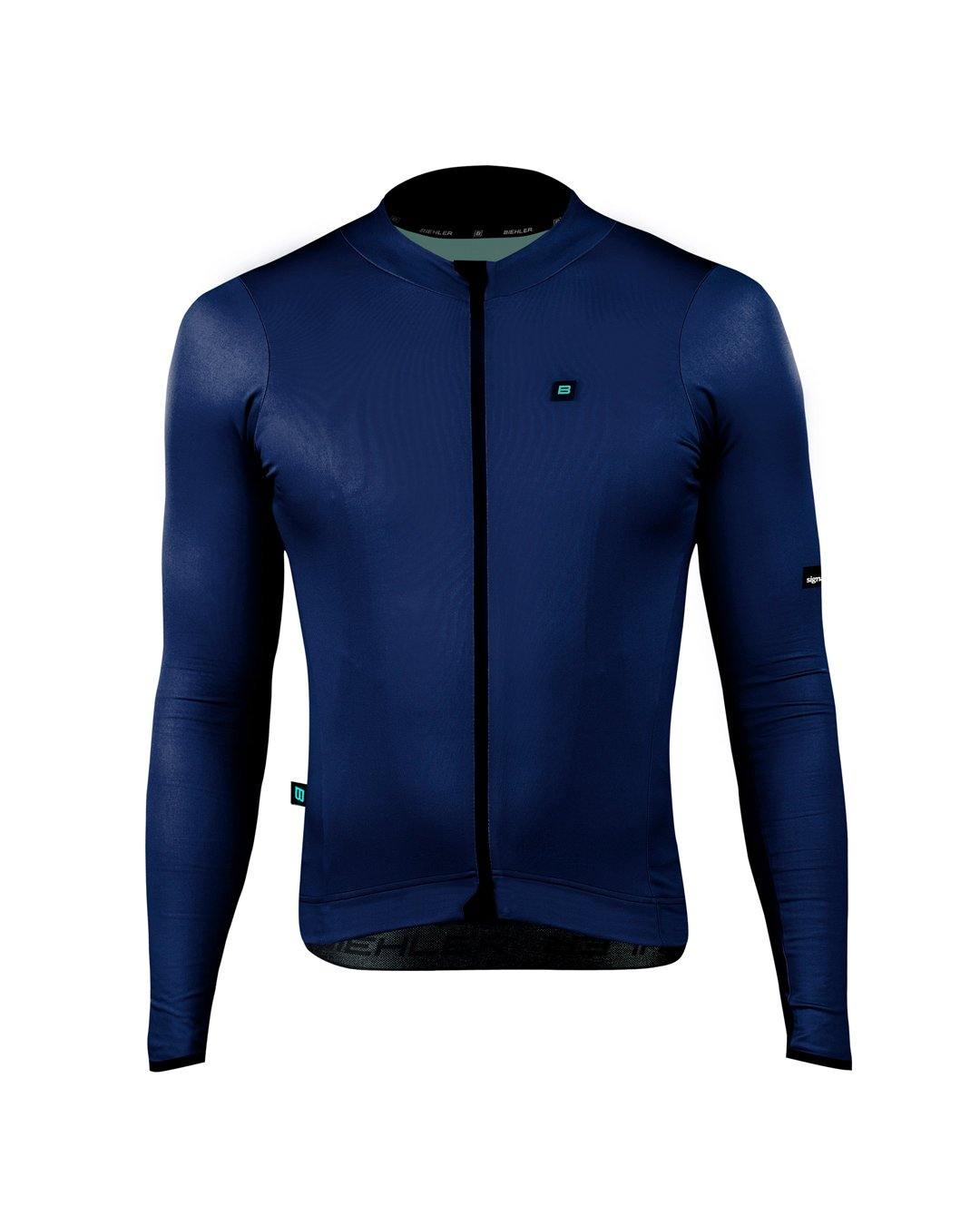 Signature3 Langærmet Cykeltrøje - Biehler - Night Blue | Biehler | gioventu.cc